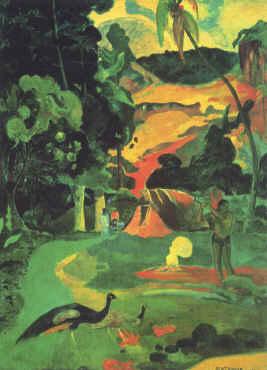 Paul Gauguin Landscape with Peacocks China oil painting art